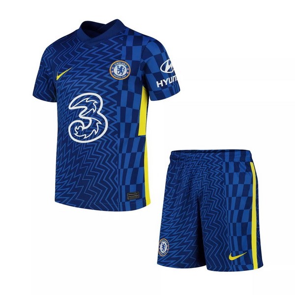 Camiseta Chelsea 1ª Kit Niño 2021 2022 Azul